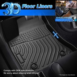 Cartist Floor Mats and Cargo Liner Fit for Acura RDX 2019-2025 All Weather Floor Mat RDX Accessories Heavy Duty Carpet Protection