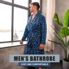 NORTY Soft Brushed-Cotton Bathrobe for Men - Robe with Shawl