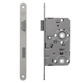 ToniTec Toilet Lock DIN Right Bathroom Lock Backset 55 mm Faceplate 20 mm Mortice Lock Bathroom