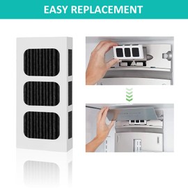 6 PACK Refrigerator Air Filter Replacement for PAULTRA2, Compatible with Frigidaire Pure Air Ultra 2, Pure air Ultra II, Pureair Ultra ii, and Electrolux 242047805, 5303918847, EAP12364179