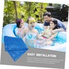 CAXUSD Outdoor Folding Tub Cover Inflatable Pool Cover for Dust