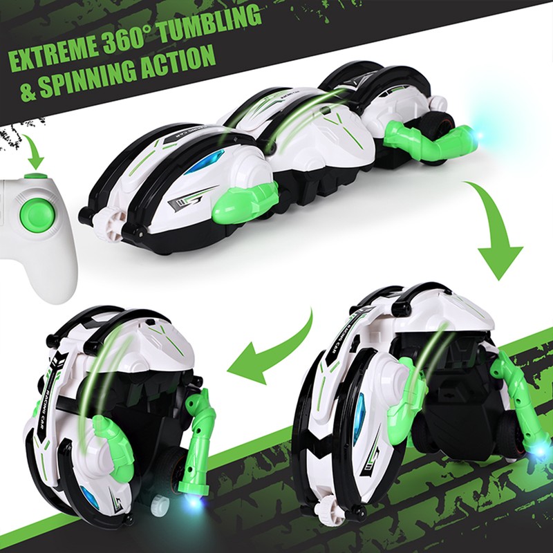 Remote Control Car, 2.4GHz Remote Control Rolling Stun Car with