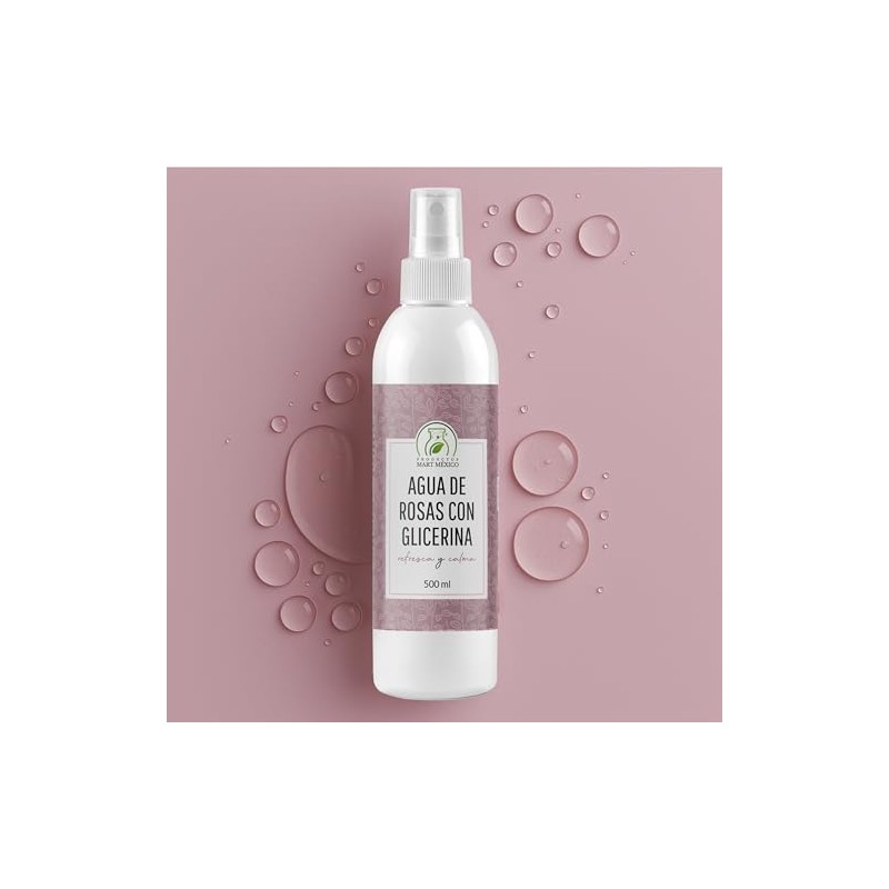Agua De Rosas Con Glicerina Hidratante 500ml Productos Mart Mexico