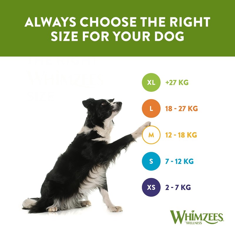 WHIMZEES By Wellness Stix, Natural and Grain-Free Dog Chews, Dog