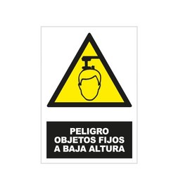 S21 Señalización ADR2385.G – Danger Sign Fixed Objects at Low Height Multi-Coloured