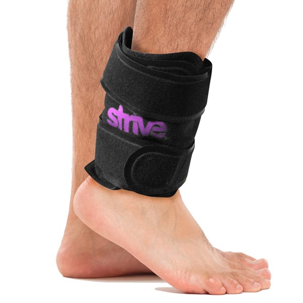 Strive Compression Therapy Wrap | Joint Pain Relief and Muscle Recovery for Ankle | Hot and Cold | Made in the USA