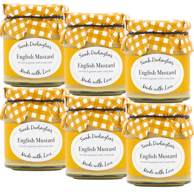 Mrs Darlington's English Mustard - 200g - Pack of 6