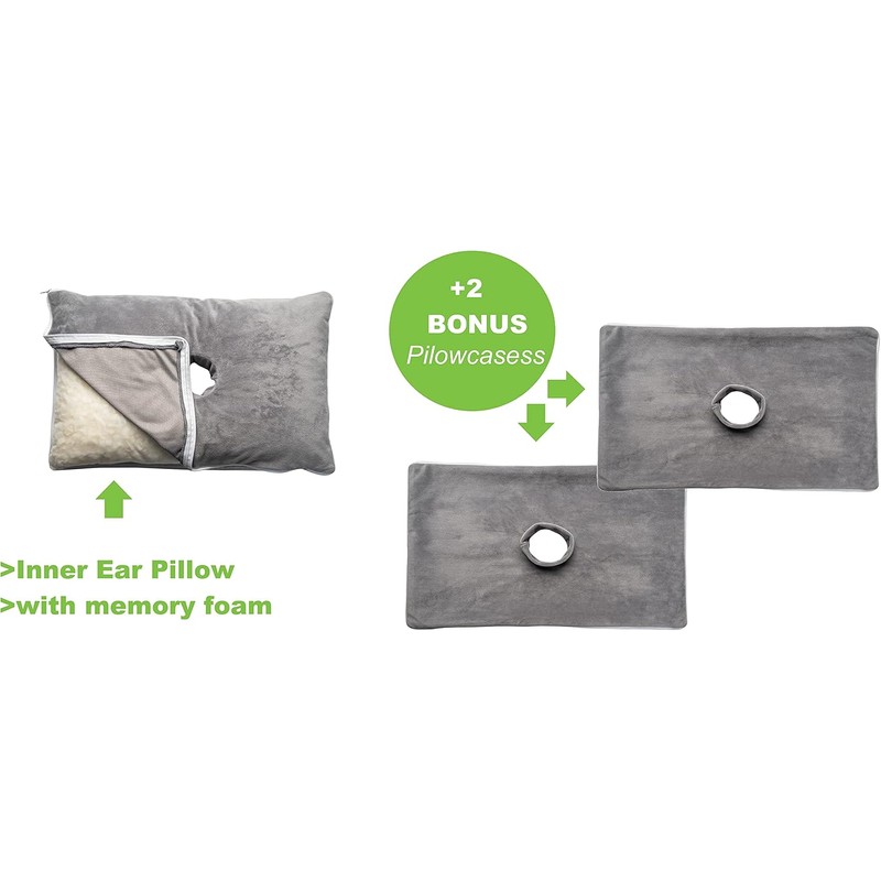 Ear Piercing Protection - Ear Pillow with Ear Hole for
