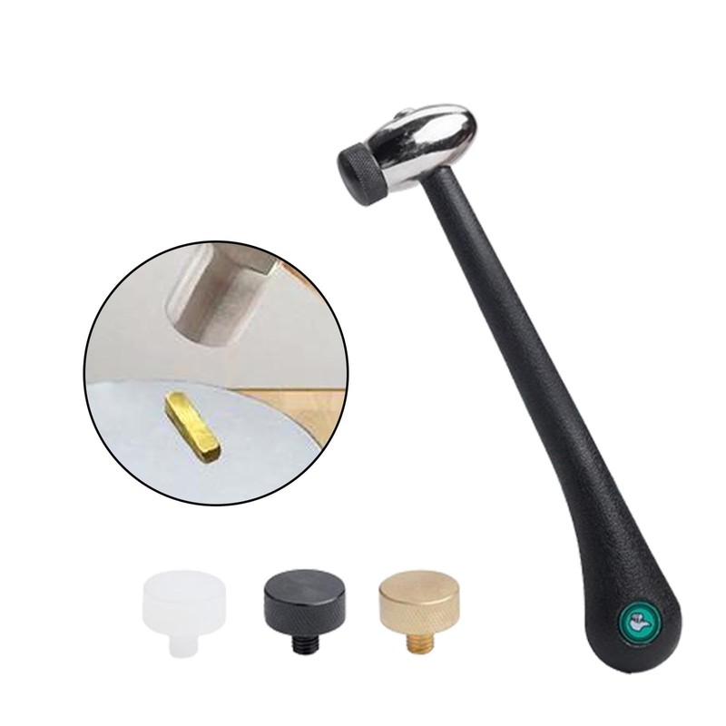 Perfeclan Jewelry Hammer Jewelry Working Tool Professional Metal Stamps Hammer