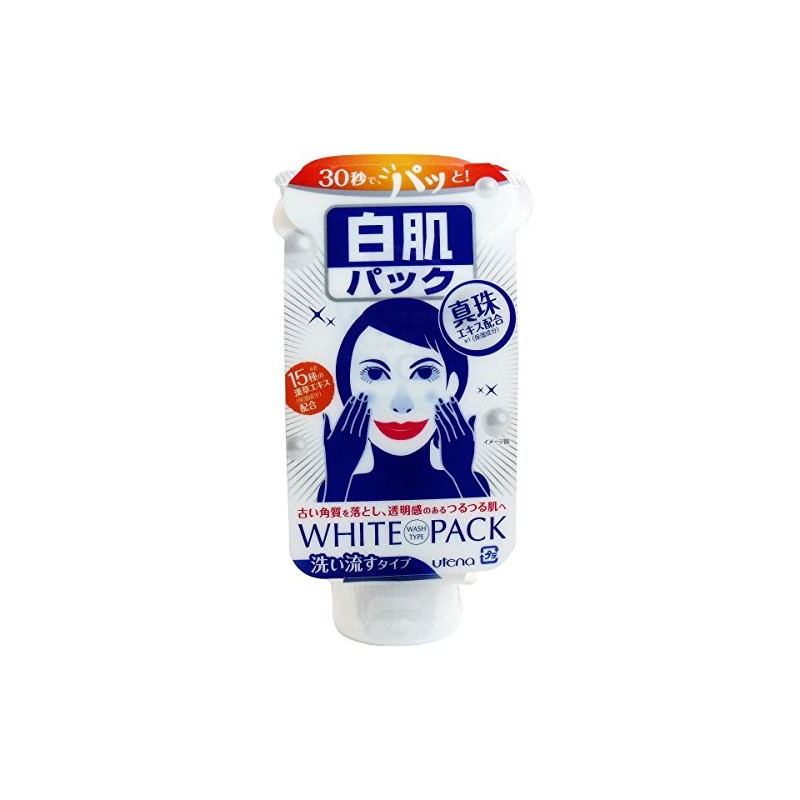 Utena White Skin Pack (Rinse Type), 4.9 oz (140 g)