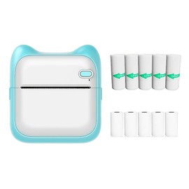 WANGCL Thermal Printer, Portable Mini Printer for Smartphone, Pocket Printer, Photo Printer for Journal, Travel, Logo, Notes