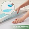 Twin Size 100% Waterproof Mattress Protector, Mattress Pad Cover 3D