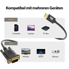 HDMI to VGA cable