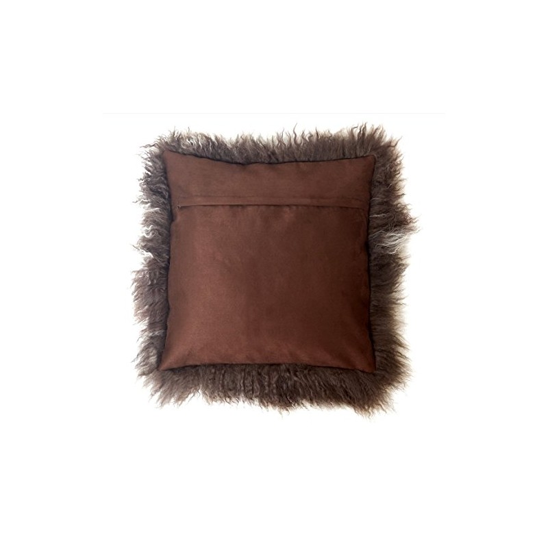 Genuine Mongolian Sheepskin Cushion Pillowcase 30x30cm (big variety of colours)