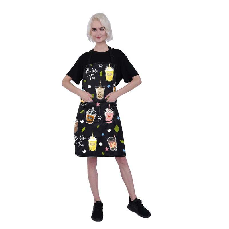 FUSTMW Bubble Tea Apron Bubble Tea Lover Gifts Boba Tea