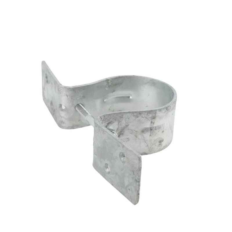 Plum Fittings 2 3/8" Galvanized Steel Pipe Grip Fence Brackets