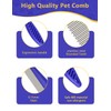 CAPHONT Flea Comb for Cats with Handle, 4 Pcs Flea