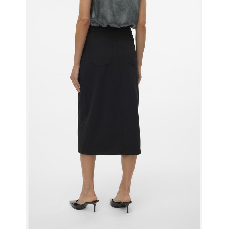 VERO MODA Women's Vmsasie Hr Skirt Noos Skirt, black, S