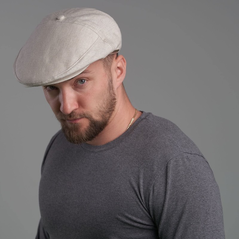 Sterkowski 100% Linen, Super Light, 5 Panel, Applejack, Summer Flat
