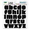 Alphabet Letters Lowercase Black MAG-NEATO'S(TM) Novelty Gift Locker Refrigerator Vinyl