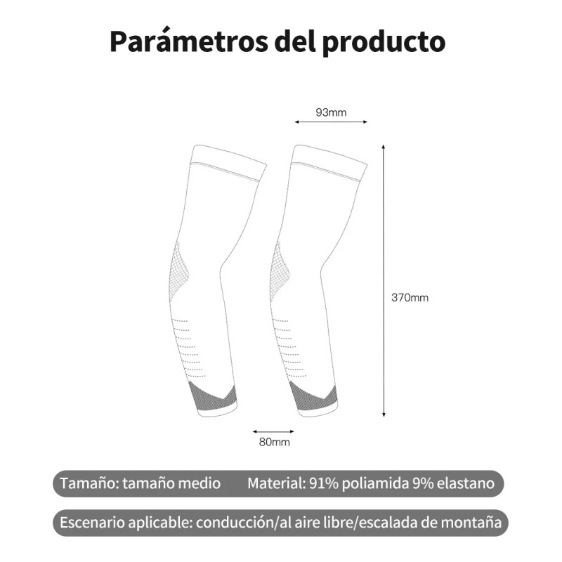 Manga Protector 4 Par Moto Ejercicio Gimnasio Sol Gym Upf
