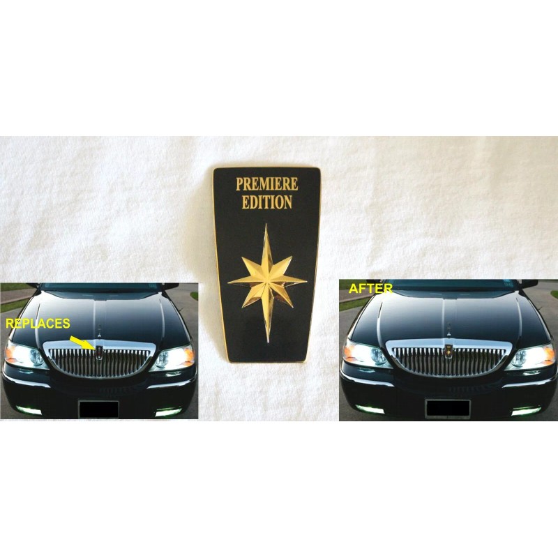AGW 03-11 LINCOLN TOWNCAR PREMIERE EDITION GOLD PLATED 2 PC