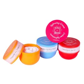 Wish Solo En lbiza Daily Moisturizing Cream Body Cream 8 Oz Each Moisture Body Cream Long-Lasting Moisture and Fragrance 4 Scents - Scent: Valencia Vibes *1