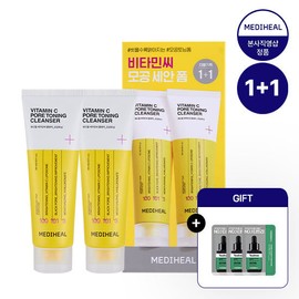 Mediheal (Free Serum Sachet) 1+1 Vitamin C Pore Toning Cleanser Special Set / 메디힐 (세럼샤쉐 증정) 1+ 1 비타민씨 모공토닝 클렌저 기획세트