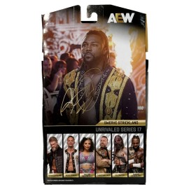 AEW Swerve Strickland - AEW Unrivaled 17 Jazwares Toy Wrestling Action Figure