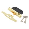 Union Locks 2242 2-Lever Mortice Rebated Sash Lock Electro 65.5mm