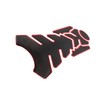 INFINAUTO Fuel Tank Protector PVC Rubber Pad Emblem Badge Sticker