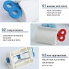 Miecux 6Pcs Rolling Toothpaste Squeezer, Toothpaste Dispenser for Bathroom, Tube