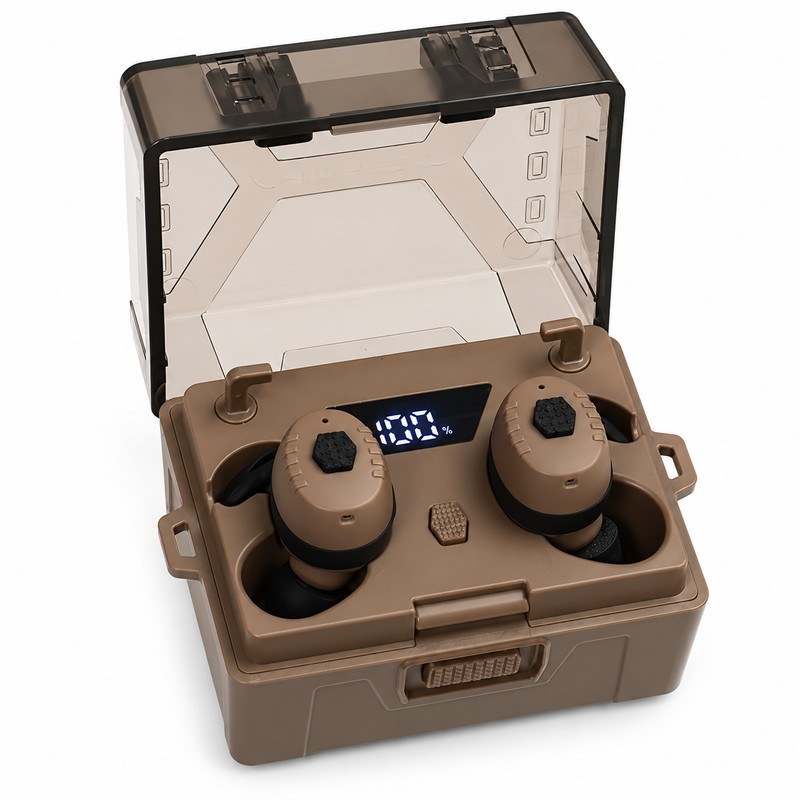 Bluetooth Electronic Shooting Earbuds for Range Use – Rechargeable In-Ear