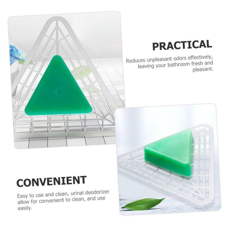 SHINEOFI Triangle Urinal Deodorizer Screens Professional Bathroom Air Fresheners Easy