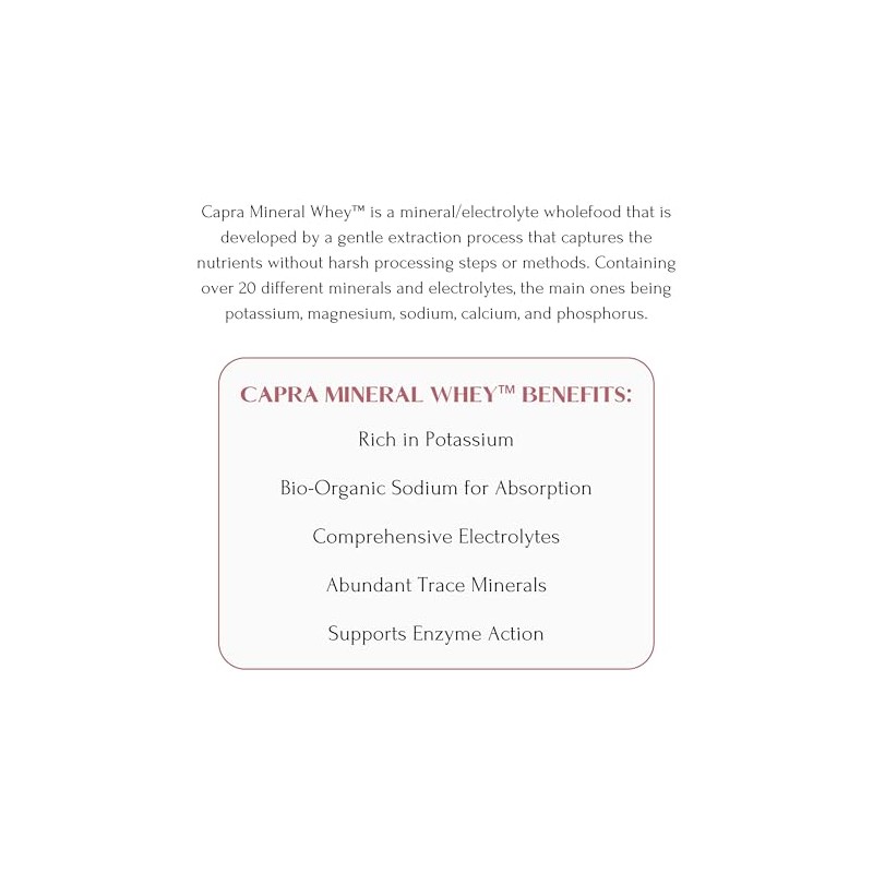 Mt. Capra Capra Mineral Whey, 1440-gram Plastic Jar by Doctors