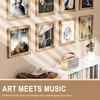 Emfogo Vinyl Record Frame Wall Front Opening, 3-Pack Album Frames