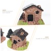 VINTORKY 15 Pcs Micro Landscape House Miniature Stone Village Fairy
