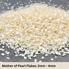 Maker’s Minerals Crushed Creamy White Mother of Pearl Flakes, 2mm-4mm