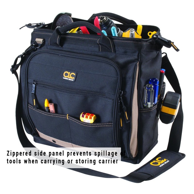 CLC Custom Leathercraft 1537 Multi-Compartment Tool Carrier, 30 Pocket, 13