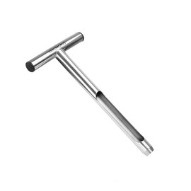 Varomorus Soil Sampler Probe Stainless Steel Tubular T-Style Handle. (12 inch)