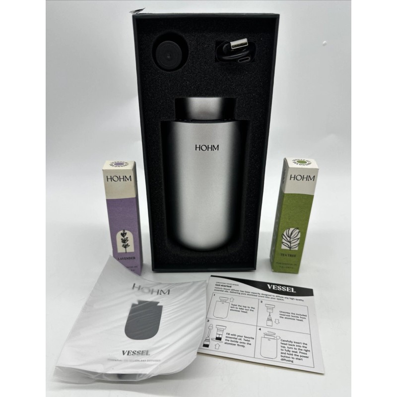 Hoh m Waterless Diffuser Portable Essential Oil Atomizer Vessel With