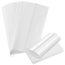 100 Pcs Sublimation Shrink Wrap Sleeves, 5x10 inch Sublimation Shrink Tubes Heat Resistant Films for Mugs, Tumblers, Cups, Sublimation Blanks, White Heat Transfer Shrink Wrap, Instruction Included