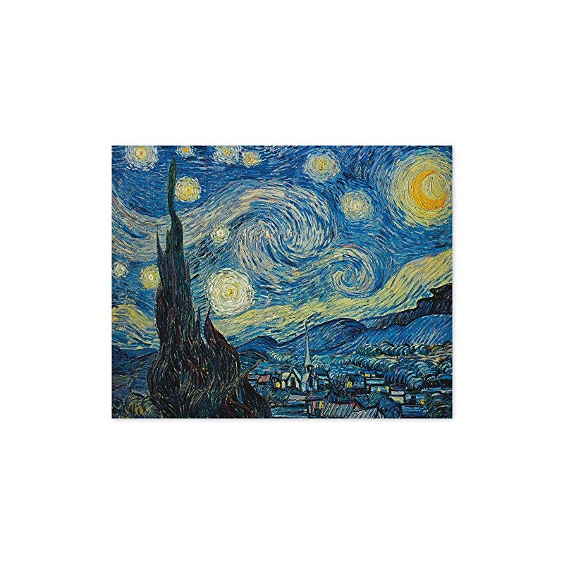 JUNIWORDS Vincent van Gogh Starry Night Poster 75x60cm