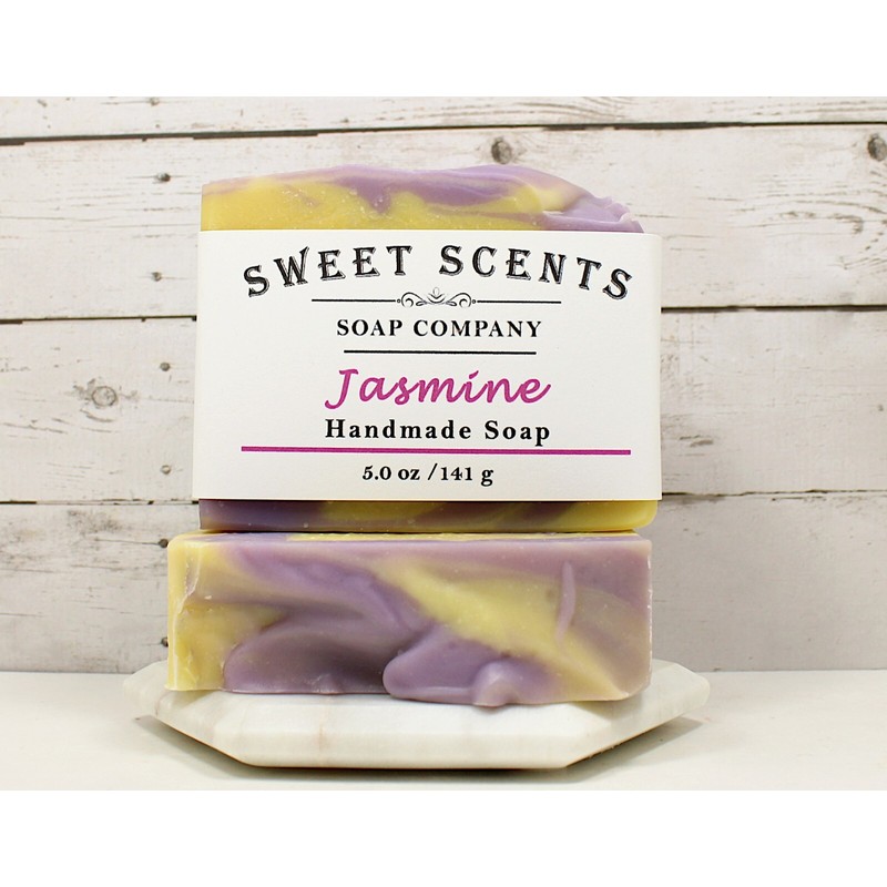 Handmade Jasmine Handmade Soap - Cold Process - Scented Soap