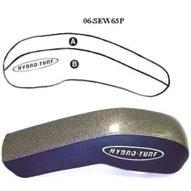 Hydro-turf Chin pad Cover For Kawasaki 650SX 650 sx SEW65P SOLID BLACK