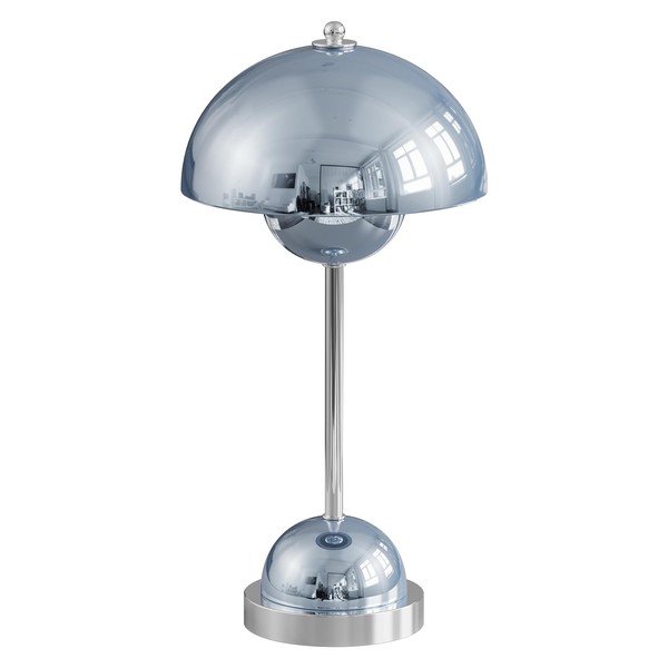 Huga Collective Crystal Flowerpot Lantern (Blue Crystal) | Portable, Cordless