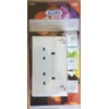 Single To Double Socket Converter (1 Gang To 2 Gang)