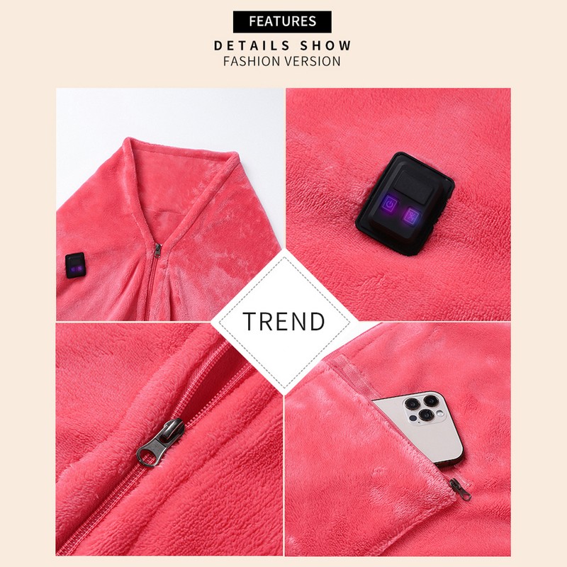 USB Electric Warm Heating Shawl Soft and Comfortable Blanket Winter