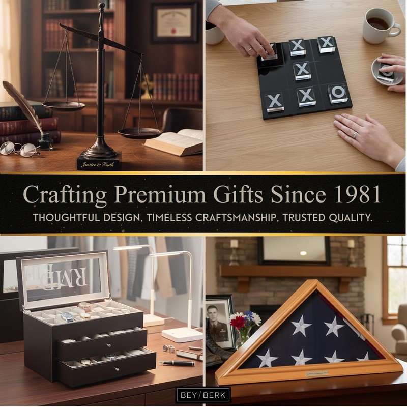 Bey-Berk International Green Onyx Marble Bath Tray, White & Tan