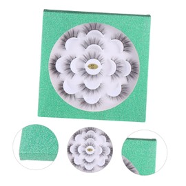 Baluue 7pairs False Eyelashes of Natural Curly Lashes for Daily Use Parties and Stage Makeup Soft Manmade Fiber for Comfort and Easy Application